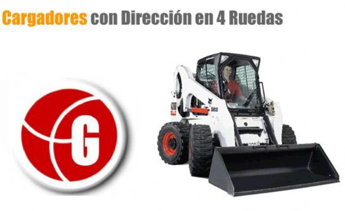 Cargadores con dirección de 4 ruedas 